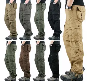 Pantalons pour hommes Pantalons de survêtement délavés 100% coton Polaire et personnalisé Pantalons de survêtement rembourrés de haute qualité Pantalons de survêtement d'hiver par temps froid - Product Image 1