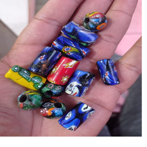 Cuentas de vidrio millefiori hechas a medida en varios colores y tamaños adecuados para diseñadores de joyas y Tiendas de Cuentas para reventa - Product Image 6