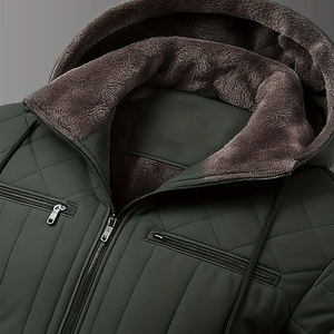 Puffer Jackets Custom Design <b>Fur</b> <b>Hood</b> Causal Street Wear Clothing Fashion Quilted Padded Puffy <b>Coat</b> Apparel <b>Mens</b> Puffer Jacket - Product Image 6