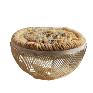 Bol à chocolat arabe en métal de luxe moderne Falcon International, fait à la main, bol à bonbons arabe, forme de plat, passe au lave-vaisselle, nouvelle arrivée - Product Image 3