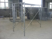 En professionnel 74 12m pliable H cadre échafaudage poids léger galvanisé à chaud métal pour escalier et entrepôt en vente