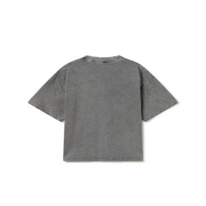 Camiseta Personalizada de Algodón Peinado para Hombre, Estilo Urbano, Cuello Redondo, Hombros Caídos, Corte Holgado, Ajuste Cuadrado, Camiseta Personalizada - Product Image 2