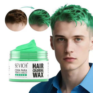 Crème colorante temporaire pour cheveux Halloween : Poudre verte et cire colorante à base de plantes pour Cosplay et Festivals - Product Image 1