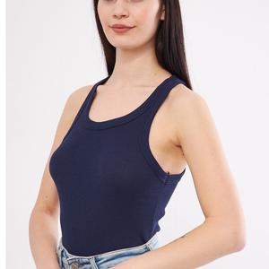 Débardeurs sans manches pour femmes été Offre Spéciale Gym coupe ample haut court tricoté avec Logo personnalisé Style décontracté exportation de BD - Product Image 2