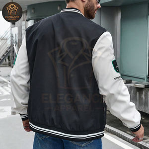 แจ๊กเก็ตสตรีทแวร์ทรงหลวมใส่สบายมาใหม่ฤดูใบไม้ผลิ-ใบไม้ร่วงเสื้อแจ็กเก็ตเบสบอลสไตล์วิทยาลัยไม่ซ้ำใคร - Product Image 2