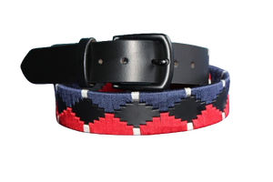 Ensemble ceinture et porte-clés polo AndesCraft, motif argentin traditionnel, design exclusif de Divine International - Product Image 5