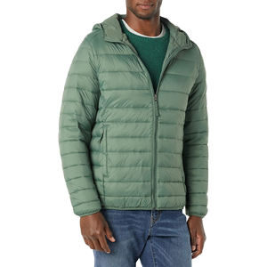 Doudounes pour hommes personnalisés vêtements d'hiver manteaux avec capuche chaude grande taille toile tissu imperméable caractéristique Vintage Logo décorations - Product Image 2