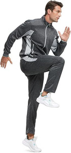 Conjunto Deportivo de Dos Piezas para Hombre, Invierno, 100% Algodón, Transpirable, con Estampado, Felpa Técnica, para Gimnasio y Fitness, con Logotipo Personalizado - Product Image 6