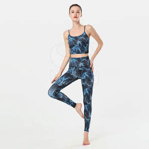 2025 Última llegada Nuevo diseño Conjunto de yoga para mujeres Color y tamaño personalizados Alta calidad Bajo MOQ Conjunto de yoga transpirable - Product Image 1
