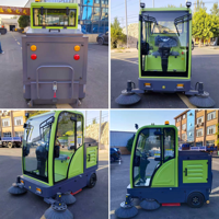 Mesin Pembersih Lantai Jalan Otomatis Vacuum Cleaner Listrik Industri untuk Pembersihan Jalan