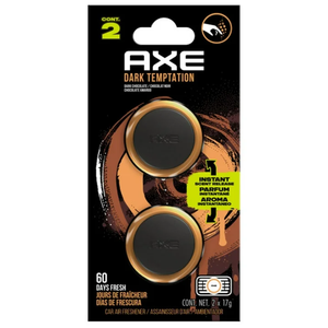 (Paquete de 2) Ambientador para Auto AXE Mini Vent Clip (Aroma Dark Temptation, Paquete de 2) - Product Image 1