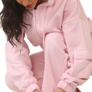 Tenue élégante, tendance, confortable, légère, fermeture éclair complète Offre Spéciale OEM Logo personnalisé vêtements de sport en polyester pour hommes entraînement pour hommes - Product Image 4