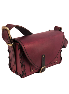 Andracor Practical Shoulder <b>Bag</b> for Hikers and Adventurers Handcrafted Approx. 3.5 mm for Martial Arts Wear-Taekwondo - Product Image 2