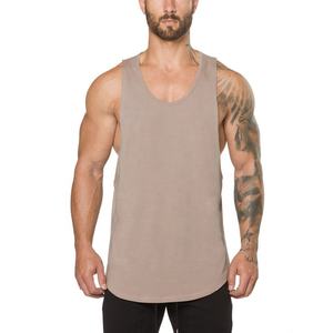 Camisetas sin mangas de punto informales de talla grande para hombre, camisetas transpirables de secado rápido con bordado impreso en 3D, tejido sostenible, suministro OEM - Product Image 1