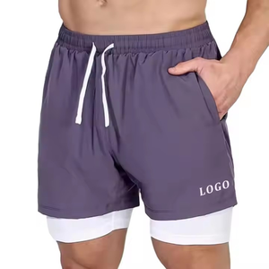 Pantalones cortos de gimnasio de cintura alta con logotipo personalizado Fabricante de top de corte perfecto OEM Pantalones cortos para correr con logotipo Crea tus propios pantalones cortos de estilo - Product Image 1