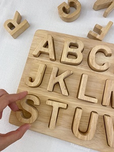 Wooden Building <b>Blocks</b> Set For Kids 2-4 Years Unisex Educational Toy Natural <b>Wood</b> Material Made in Vietnam - Product Image 4