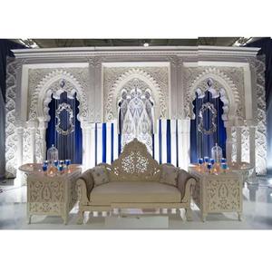 Cadres arrière de mariage élégants en fibre 3D Houston Nouveaux cadres 3D de style récent Cadres de toile de fond 3D de style royal - Product Image 1