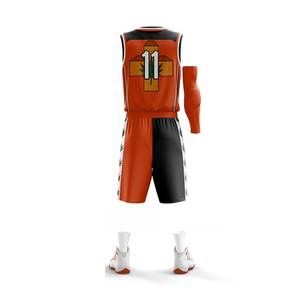 Venta al por mayor de camisetas de baloncesto de diseño personalizado Envío Directo tigres equipo de baloncesto Top y pantalones cortos de baloncesto reversible para la venta - Product Image 4