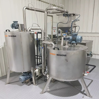 SUISER MAKINE Réservoirs et machines de mélange semi-automatiques en acier inoxydable pour l'alimentation humaine, machines de transformation alimentaire