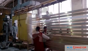 Nouveau convoyeur aérien durable avec vitesse réglable pour la construction en acier doux d'atelier de peinture d'usine de fabrication - Product Image 2