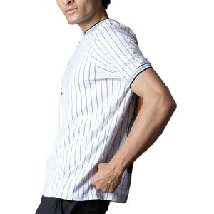 Lettre personnalisée imprimer Los Angeles ligne motif Jersey hommes décontracté sport à manches courtes respirant coupe régulière 100% T-Shirt - Product Image 4