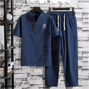 Moisture Wicking Stretch Men Summer Tracksuits Featuring Ergonomic Seams Comfortable Outing Wears For Daily Wears - Product Image 4