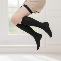 Chaussettes courtes noires en coton et élasthanne personnalisables pour hommes, décontractées, respirantes, absorbant la transpiration, antibactériennes, avec logo OEM sur mesure