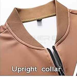 2024 blouson d'aviateur pour hommes avec logo personnalisé de haute qualité nouveau design à col montant pour l'hiver de style de la rue Services OEM disponibles - Product Image 4