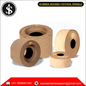 ยางล้อควบคุมการเจียร350x150x127มม. รูปทรงแบน2025ถูกผูกมัดสำหรับการขัดอลูมิเนียม - Product Image 2