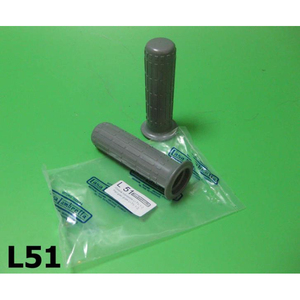 Puños de manillar grises para Lambretta LI S1/S2 + TV1 + TV2, accesorios para motocicleta - Product Image 1