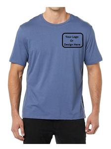 เสื้อยืดผ้าฝ้าย100% แห้งเร็วสำหรับผู้ชายเสื้อยืดแขนสั้นโอเวอร์ไซส์แบบกำหนดเอง - Product Image 4