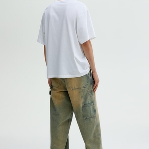 Venta al por mayor Ropa de fitness Fabricante de ropa Camiseta Diseño transpirable Peso pesado Color En blanco Estilo liso Camiseta para hombres - Product Image 4