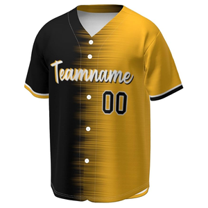 Uniformes de baseball en polyester de haute qualité pour hommes, vêtements de sport multicolore nouveau design, motif uni, prix de gros - Product Image 4