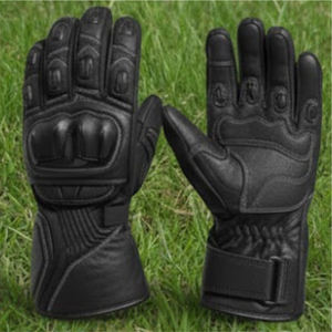 Gants de moto en cuir durable, protection complète, absorption des chocs, anti-impact, équipement de conduite pour motocyclistes - Product Image 6