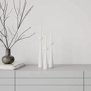 Porte-bougie en bois noir minimaliste pour la décoration de la maison, l'aménagement des étagères, la mise en place de la table à manger et la décoration des restaurants, fabriqué à la main en Inde - Product Image 4