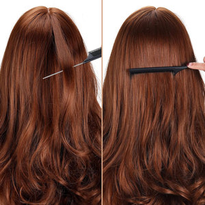 Professional Carbon Fiber <b>Rat</b> <b>Tail</b> <b>Comb</b> Set Stainless Steel Pin Heat Resistant Teasing <b>Combs</b> for Hair Styling Multi-Purpose Tool - Product Image 4