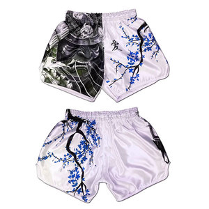 Shorts de combat Muay Thai 2026 les plus vendus, broderie personnalisée, satin polyester/coton, unisexe, MMA, grappling, kickboxing, vente en gros - Product Image 3