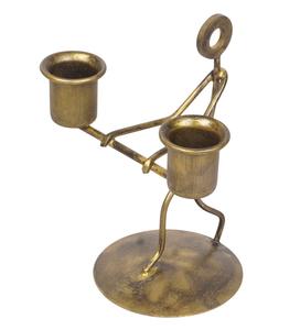 Rustic Iron Candlestick Holder Christmas <b>Gift</b> <b>Set</b> Eco-Friendly Handmade Bulk Wholesale Decorations for Business Profit - Product Image 2