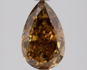Fantaisie brun foncé-jaune naturel même 2.0 carats modifié coupe poire SI2 GIA certifié 100% naturel diamants fantaisie en vrac de l'Inde - Product Image 1