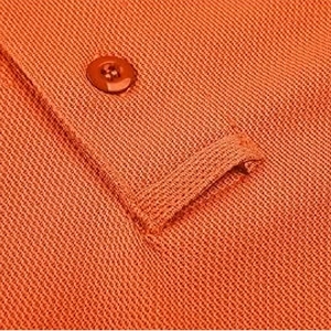 men light <b>orange</b> price high grade bestselling organic cotton <b>polo</b> shirt Wholesale Short Sleeve Men golf <b>polo</b> Shirt - Product Image 4