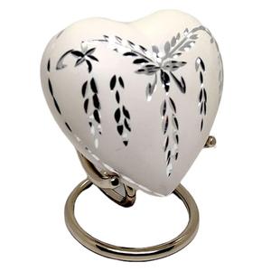 Hot Selling <b>Keepsake</b> Heart Urn Cremation Urn for Human Pet Ashes with Premium Stand & <b>Box</b> Handcrafted Mini Urn Heat Shaped - Product Image 2