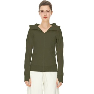 Nueva chaqueta profesional cómoda de Yoga para mujer, chaqueta polar con cremallera, moda para correr, Fitness, Sudadera con capucha, chaqueta transpirable para mujer - Product Image 4