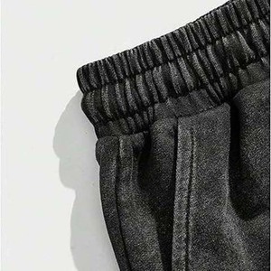 กางเกงขาสั้นผ้าฟลีซแบบแห้งเร็วผ้าฝ้าย100% ระบายอากาศได้ดีสไตล์สตรีทของผู้ชายมาใหม่ - Product Image 4