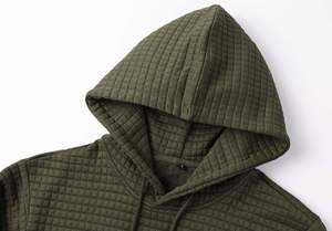 เสื้อฮู้ดแบบสวมหัวระบายอากาศได้สำหรับผู้ชายเสื้อมีฮู้ดผ้าฟลีซผ้าฝ้าย GSM - Product Image 5