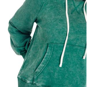 เสื้อมีฮู้ดสำหรับผู้หญิงเสื้อโยคะพื้นระบายอากาศได้ดีขนาดใหญ่พิเศษสไตล์วินเทจ - Product Image 5