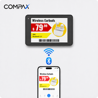 COMPAX 3.7 İnç İç Mekan Kablosuz Ağ Geçidi IP65 Elektronik Raf Etiketleri, Perakende Mağazaları için Grafik Bulut Sistemi ile