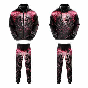 Survêtement pour hommes au design personnalisé Combinaison de sport de jogging à sublimation élégante Ensemble d'hiver avec haut et bas Dernier style - Product Image 1