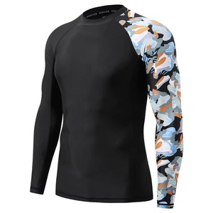 Rashguard de Manga Larga para Adultos, Personalizado, de Alta Calidad, con Impresión por Transferencia de Calor, Transpirable, de Spandex/Poliéster 120g, para MMA - Product Image 6