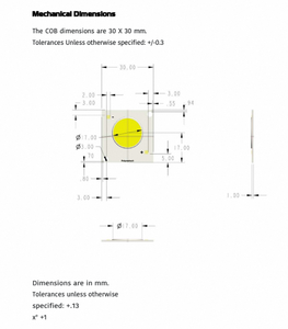 Polymatech Standard <b>COB</b> Series FL27COB3030 Always White 90 CRI <b>LED</b> Commercial And Office Lighting High Performance Energy - Product Image 6