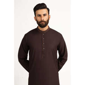 ชุดสูทธุรกิจ/งานแต่งงานทรงเข้ารูปปักลาย  ไซส์ XL กระดุมแถวเดียว ผ้าวูลเนื้อละเอียด ลายพิมพ์ รุ่น SK-EMB25-006 - Product Image 5